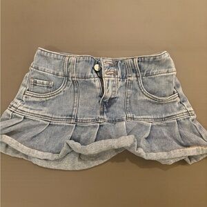 Mini denim skirt (pacsun)